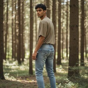 BKE Men's Denim Slim Jeans in Light Blue